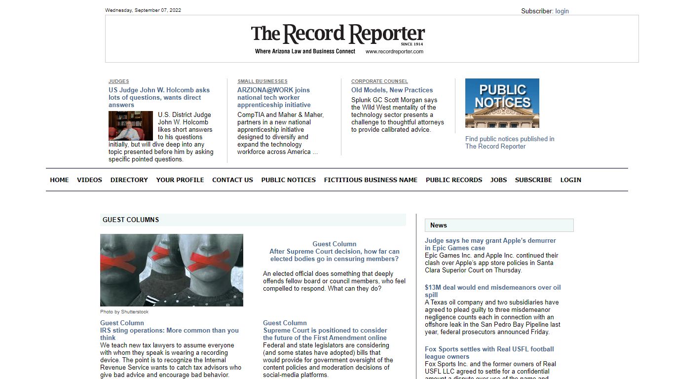 Record Reporter